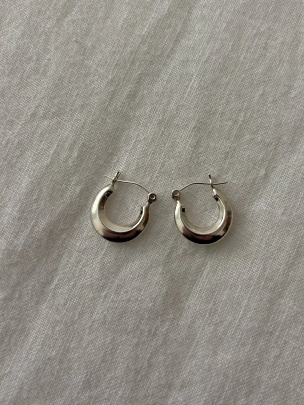 Lisbeth Petite Hailey Silver Hoops